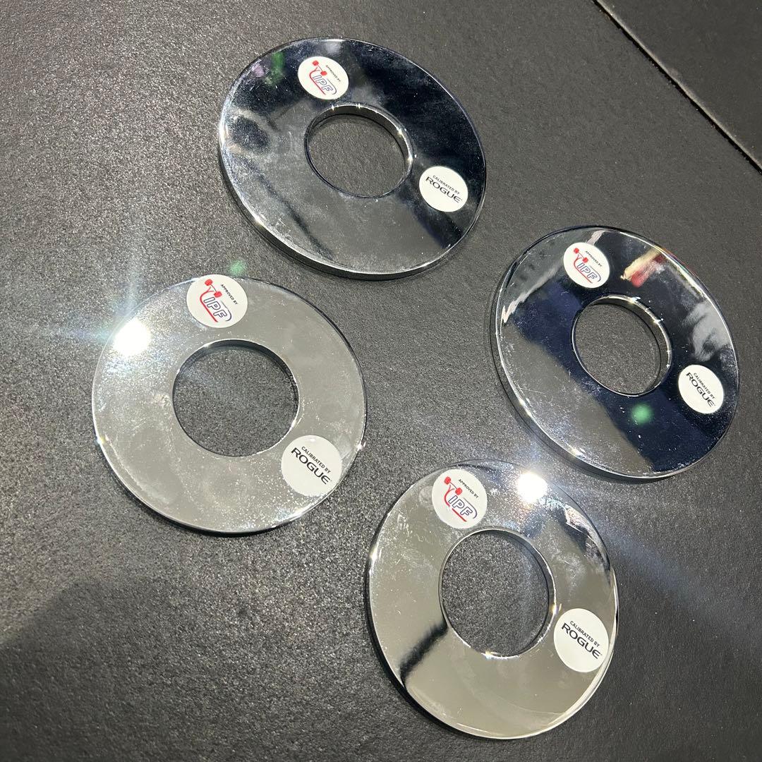 ROGUE パワーリフティングプレート0.5kg 0.25kgセット　50mm用