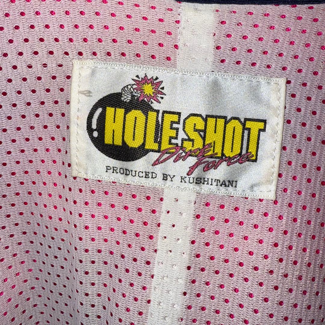 【美品】HOLESHOT 当時物クシタニ バイクジャケット　ピンク　ライダース