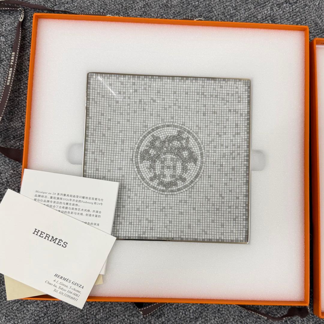 エルメス HERMES プラチナ　プチカレ　No3 モザイク24