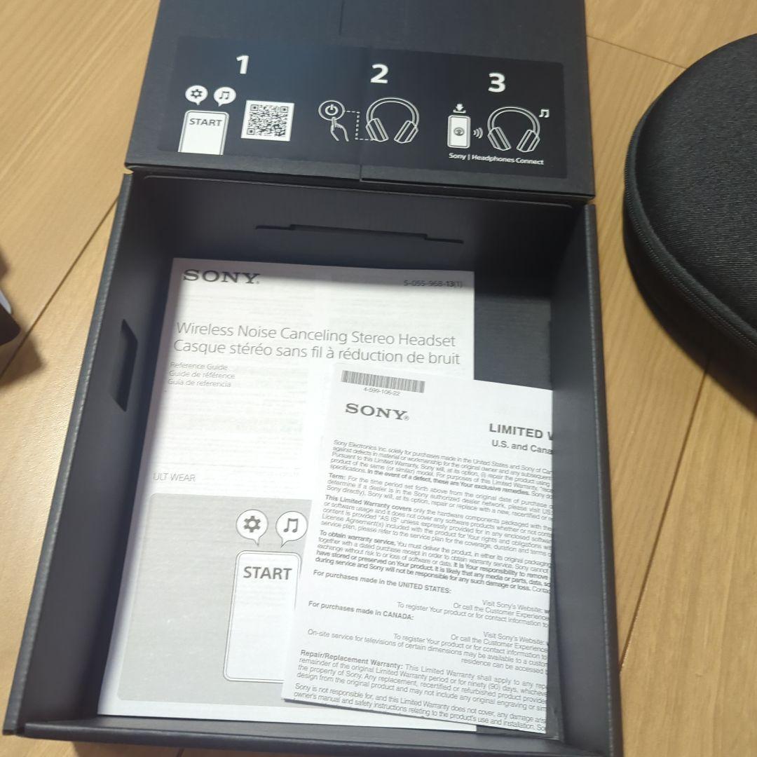 SONY ULT ワイヤレスヘッドホン ホワイト ケース付き