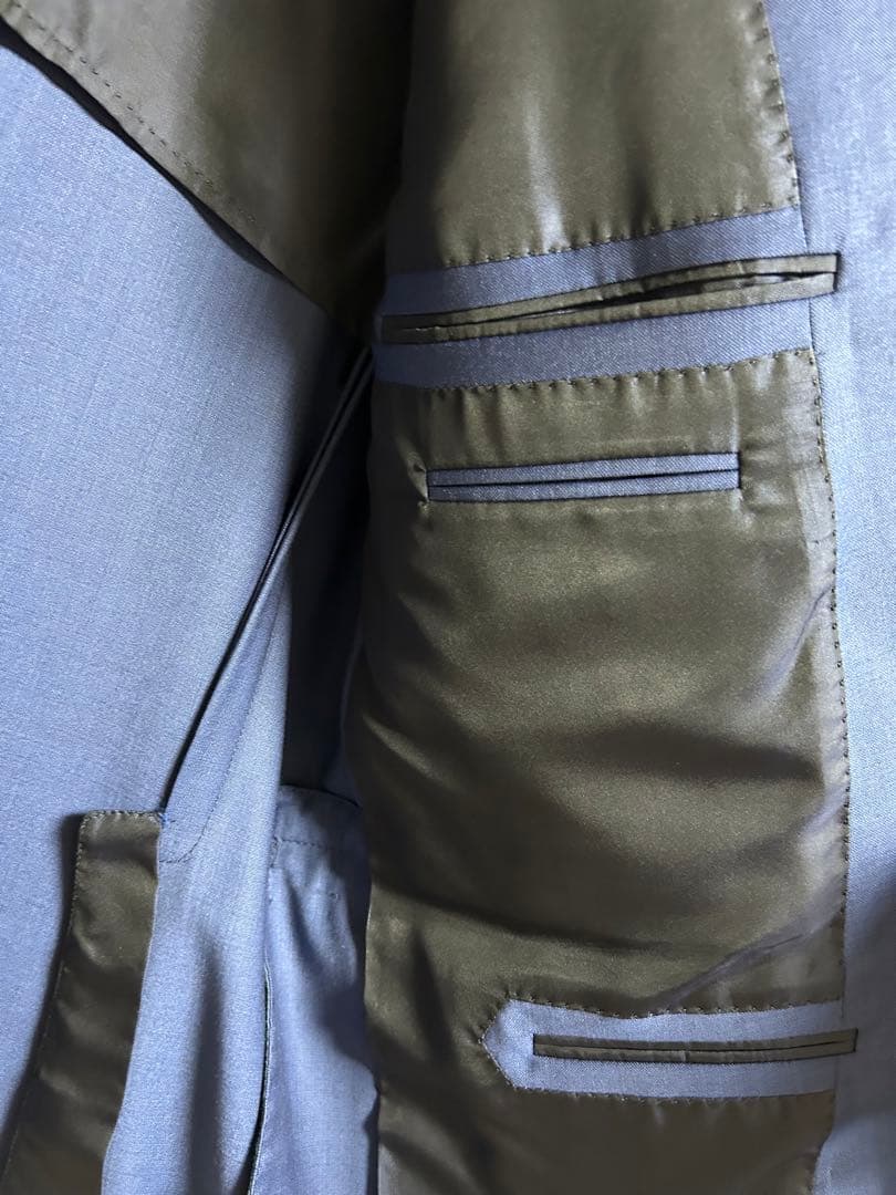 【ピンクの猫】Ermenegildo Zegna ネイビースーツ　52C