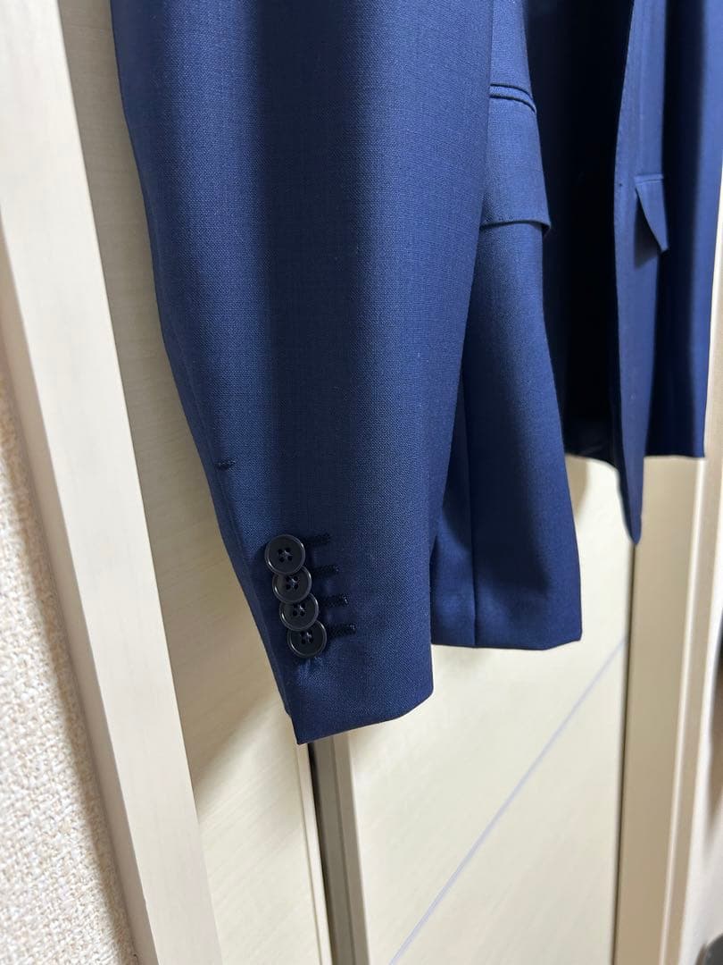 【ピンクの猫】Ermenegildo Zegna ネイビースーツ　52C