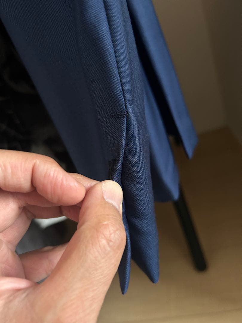 【ピンクの猫】Ermenegildo Zegna ネイビースーツ　52C