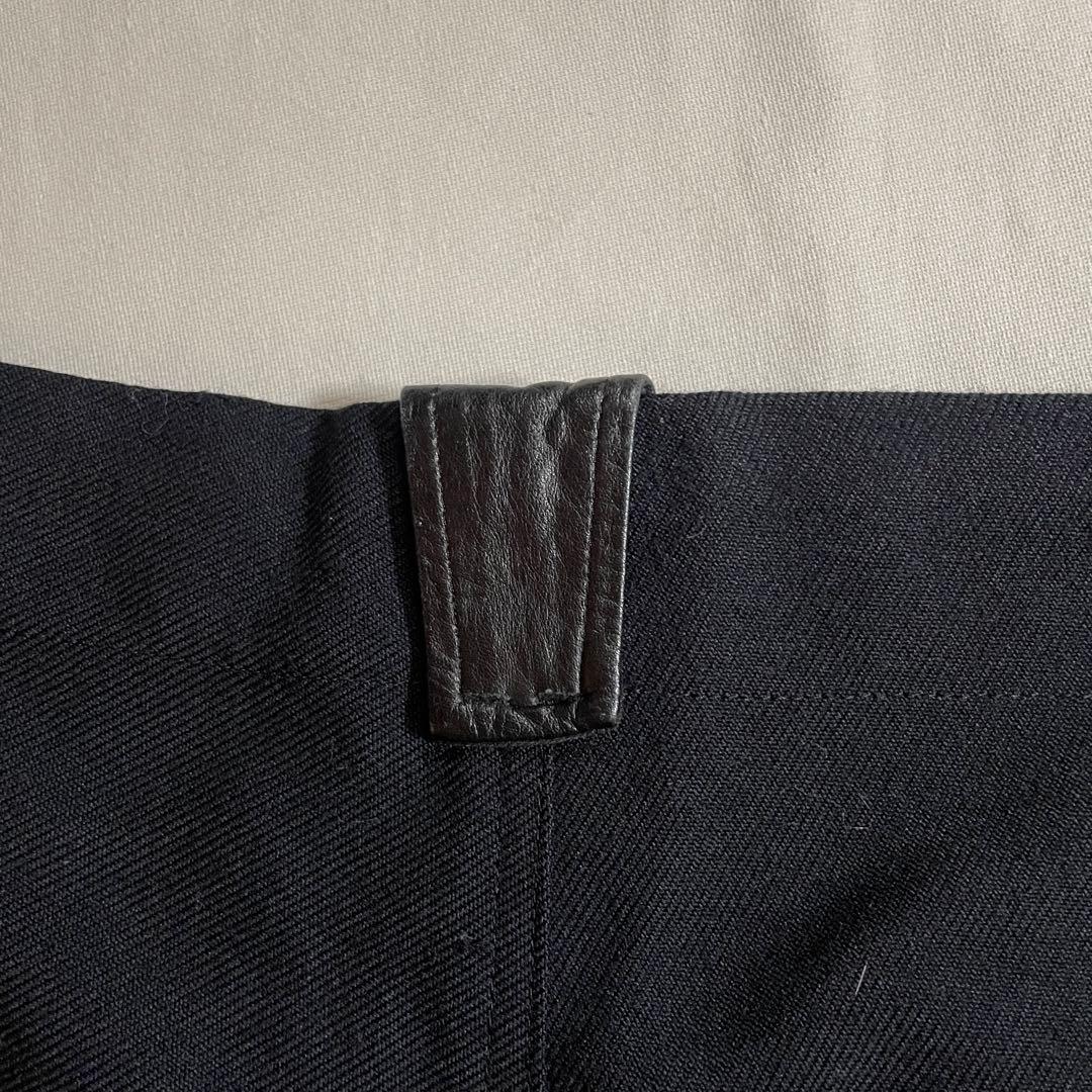 90s Y'S Yohji yamamoto wool レザー Slacks