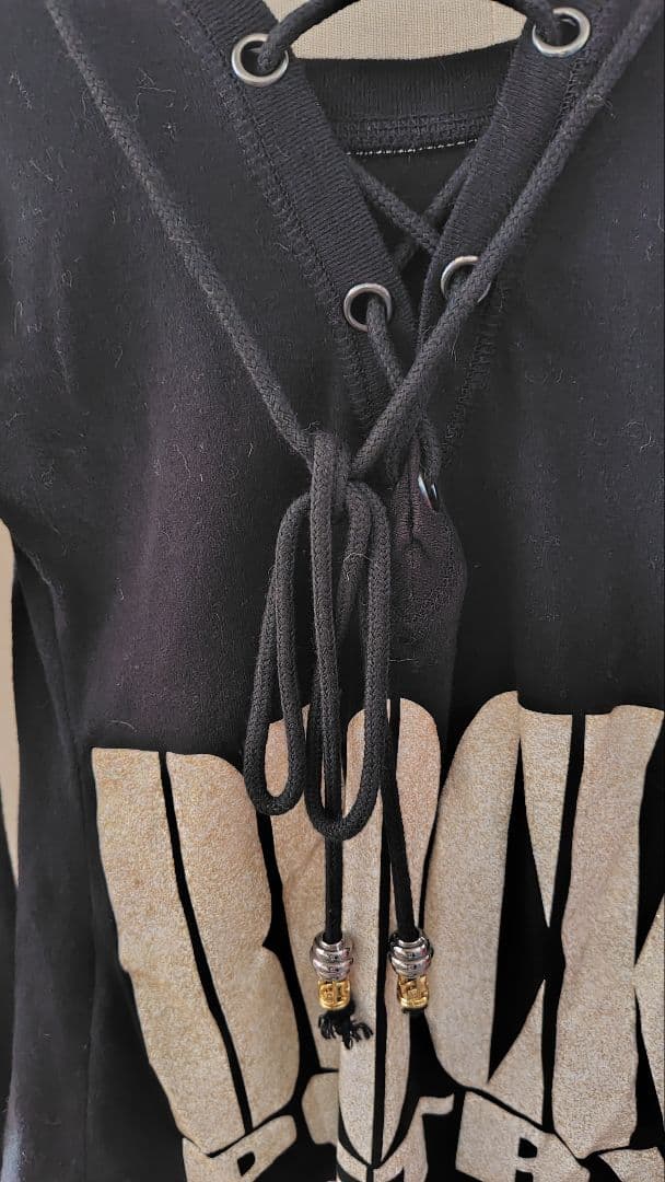 d.i.a. 背中編み上げ カットソー