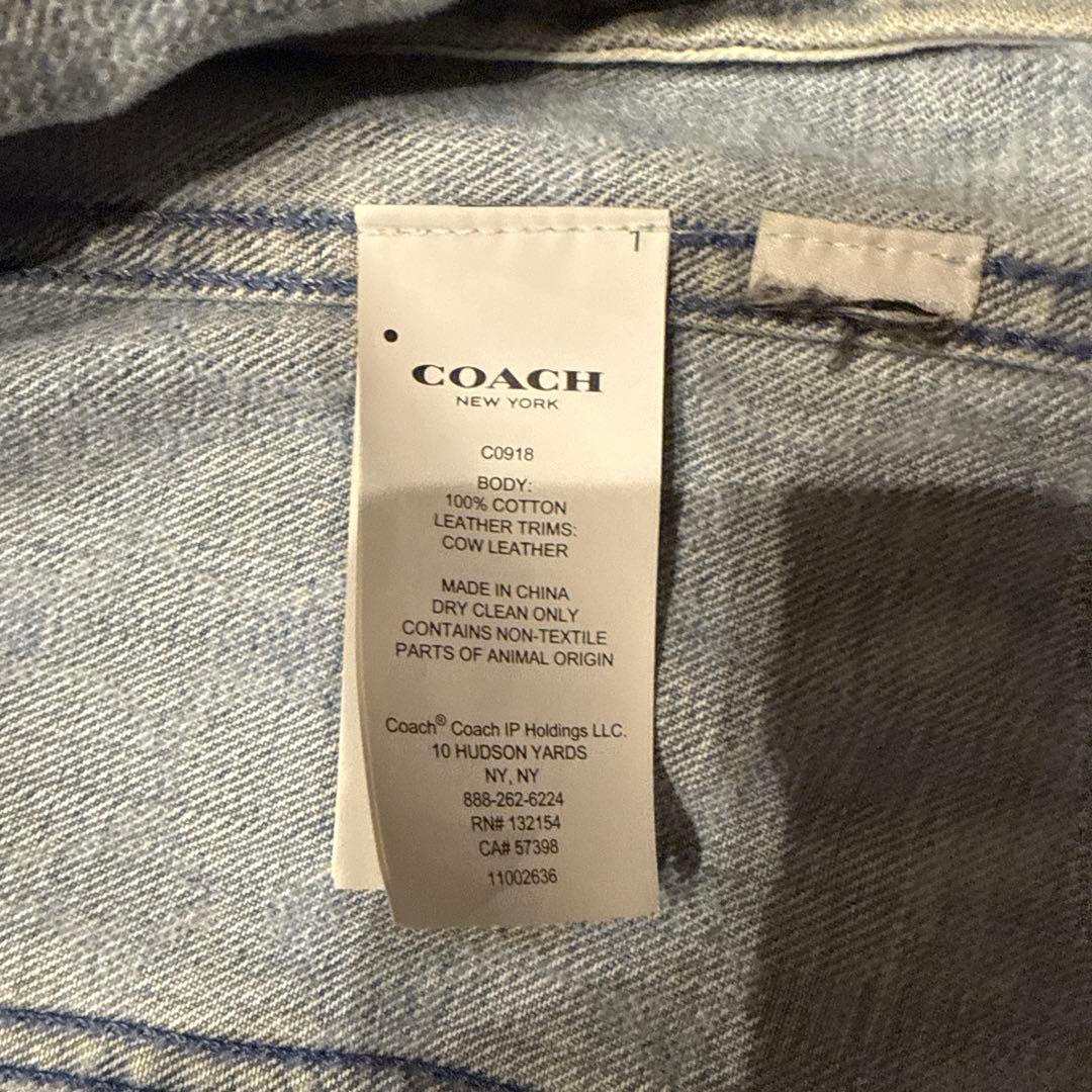 COACH オリジナルプリント デニムジャケット週末限定値下げ