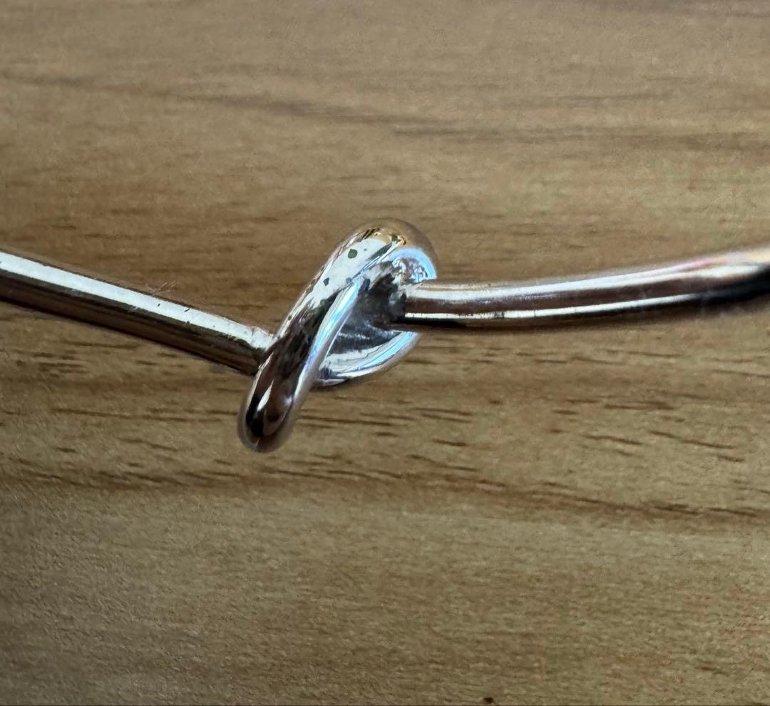 CELINE ノットデザイン バングル