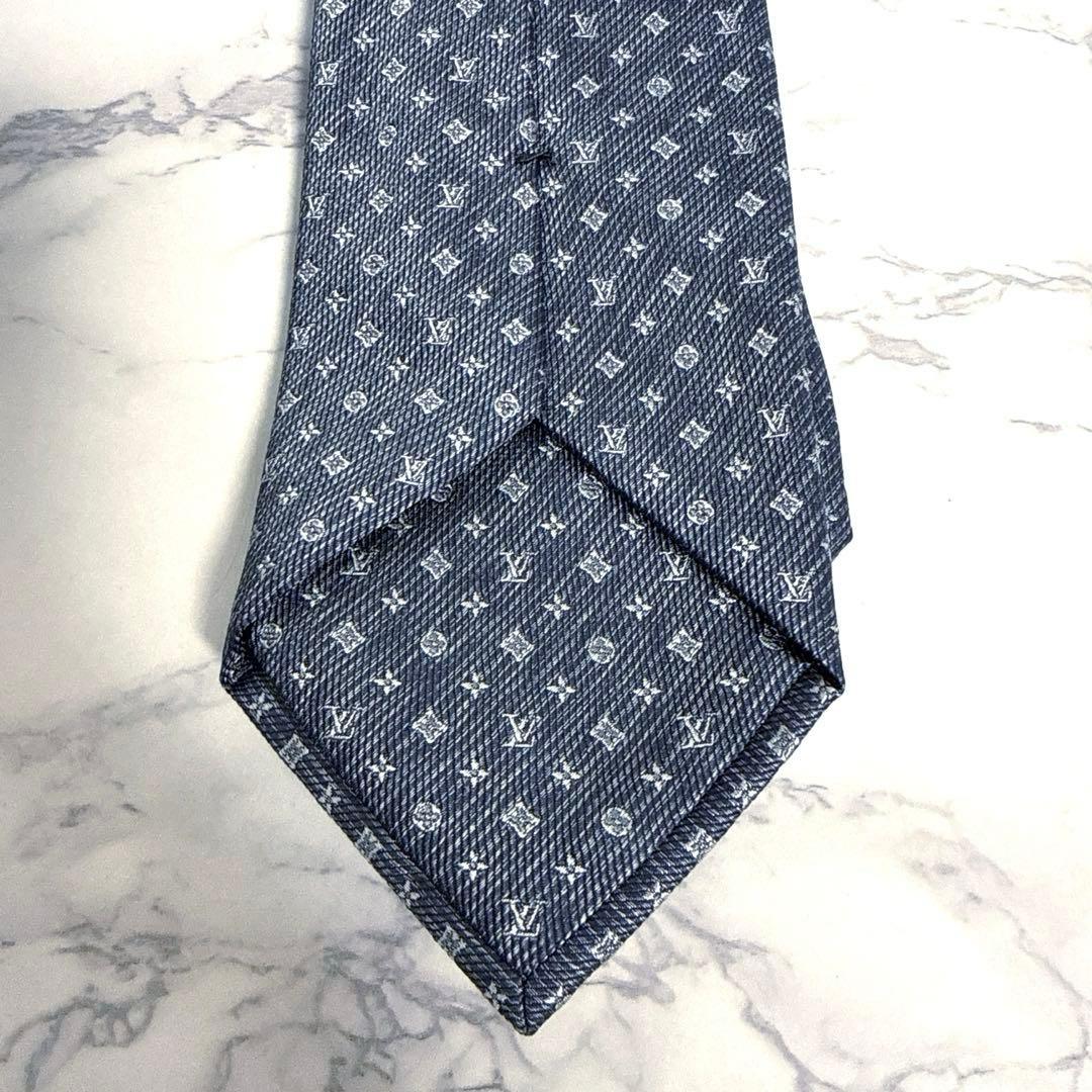 美品 ルイヴィトン ネクタイ モノグラム 光沢