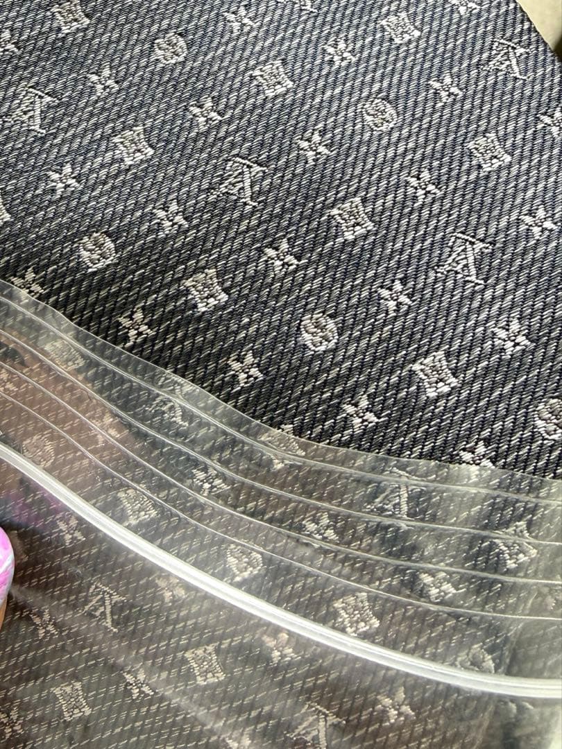 美品 ルイヴィトン ネクタイ モノグラム 光沢