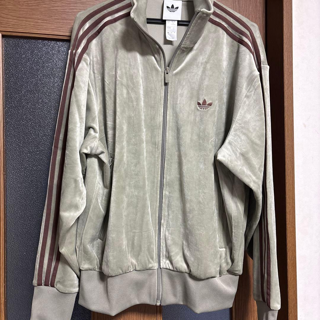 adidas ベルベットジャージ L