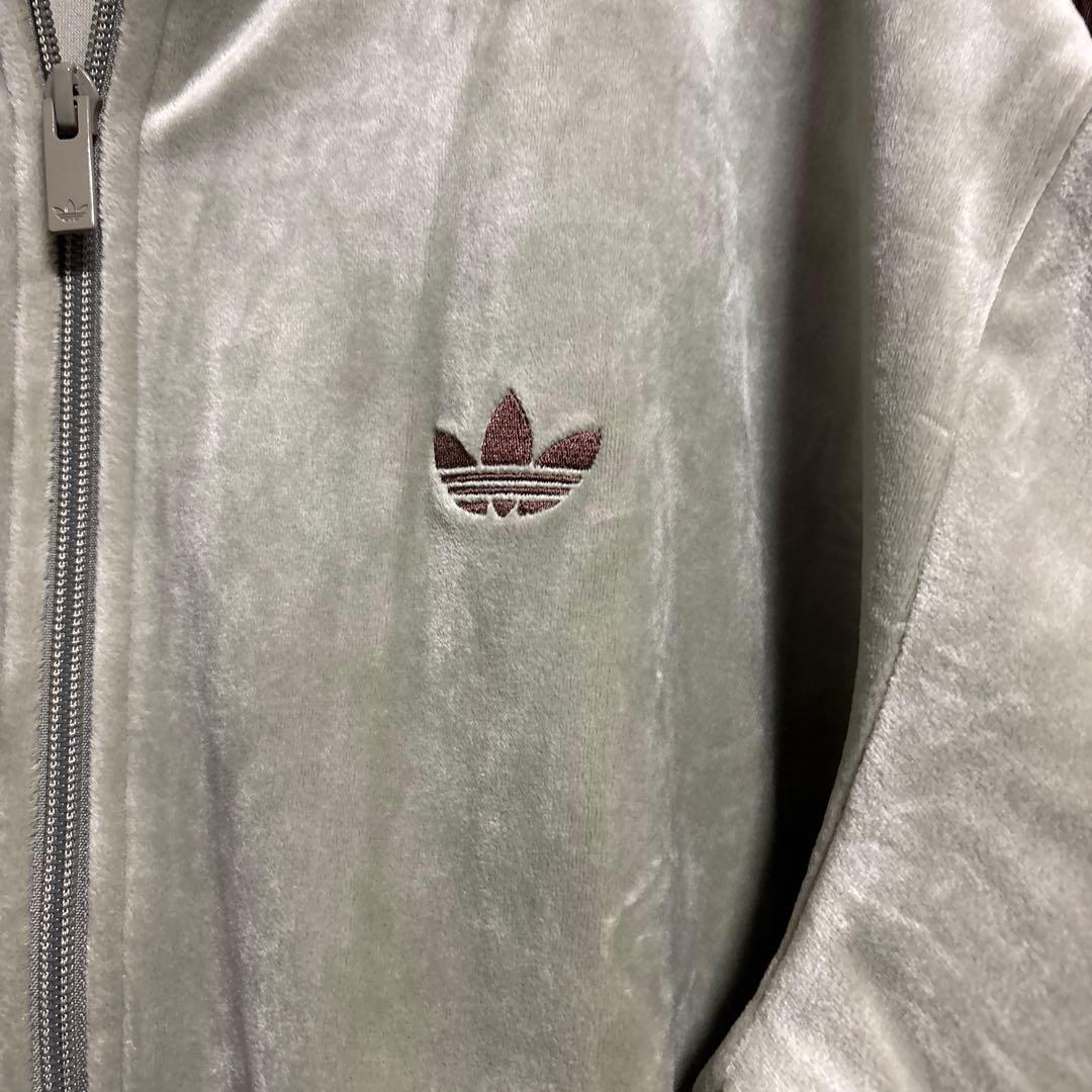 adidas ベルベットジャージ L