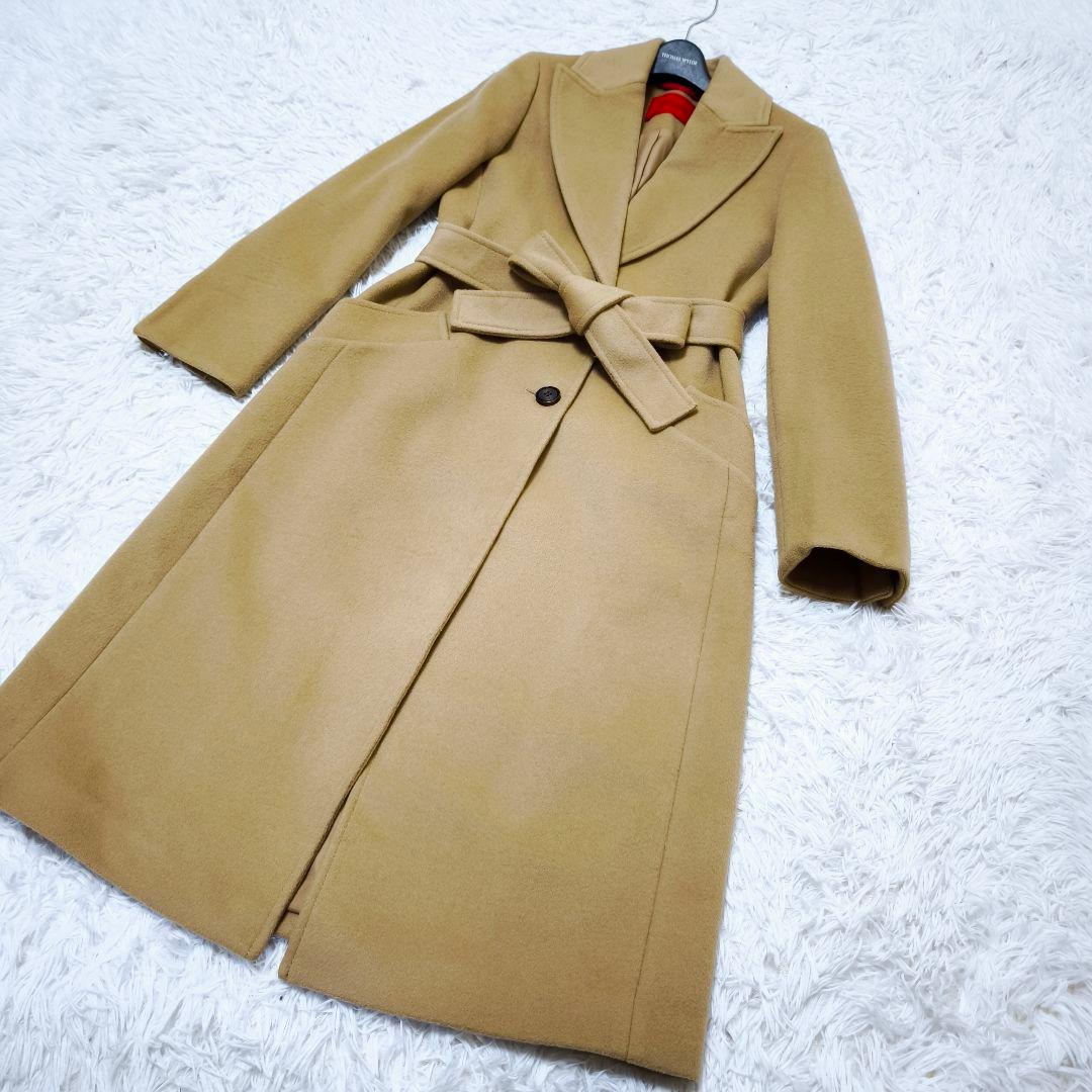 美品 現行モデル MAX&Co. マックスアンドコー ベルテッドロングコート