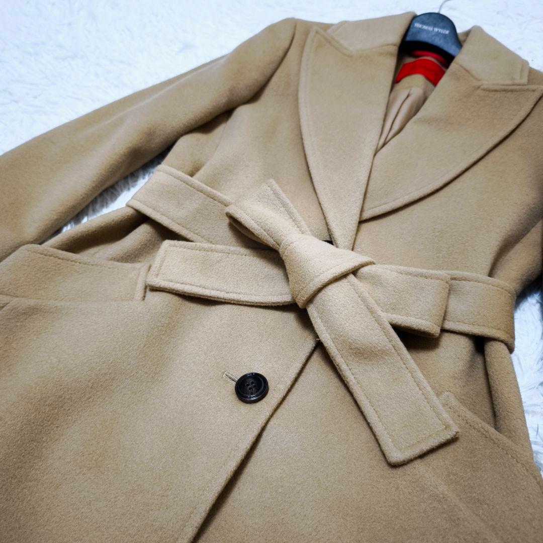 美品 現行モデル MAX&Co. マックスアンドコー ベルテッドロングコート