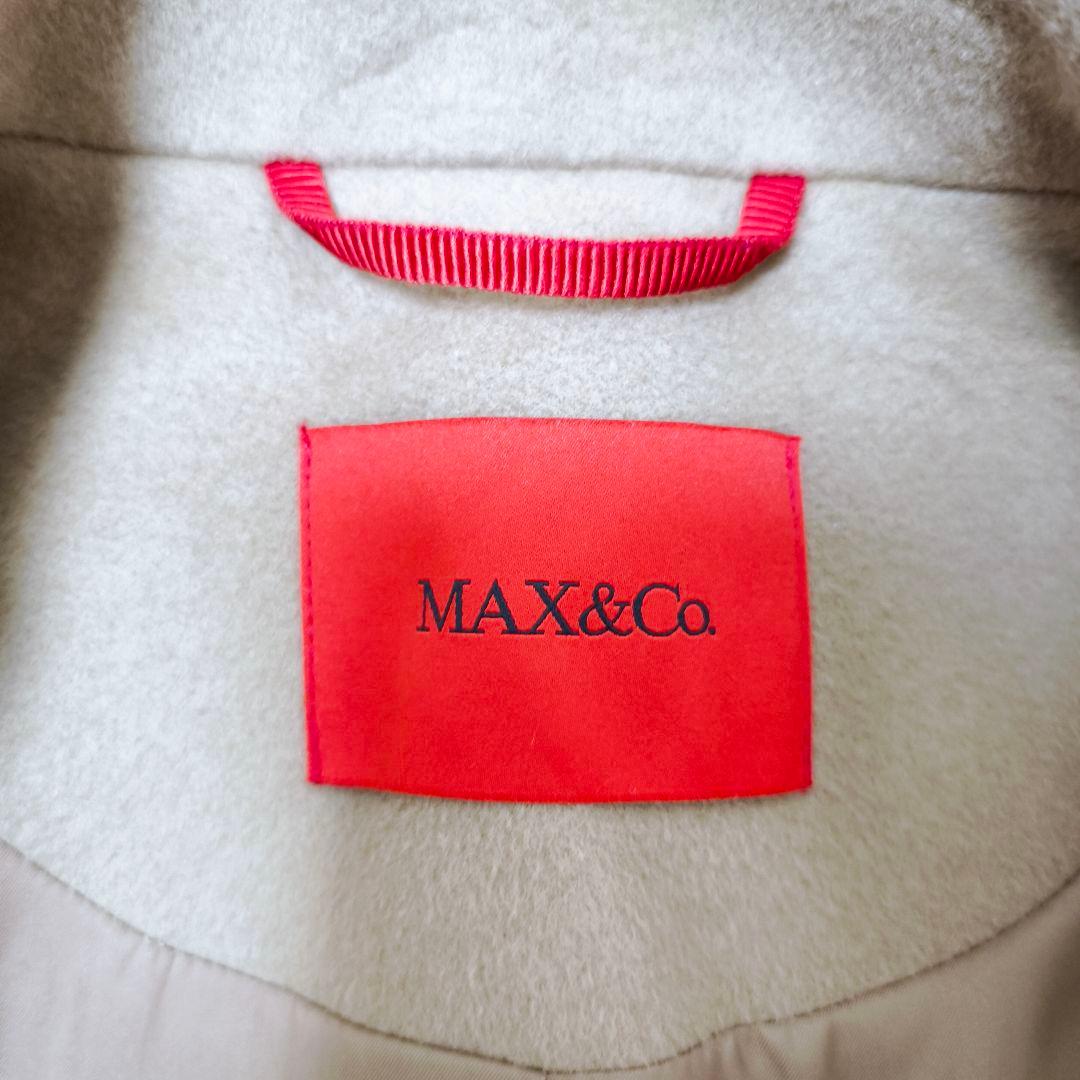 美品 現行モデル MAX&Co. マックスアンドコー ベルテッドロングコート