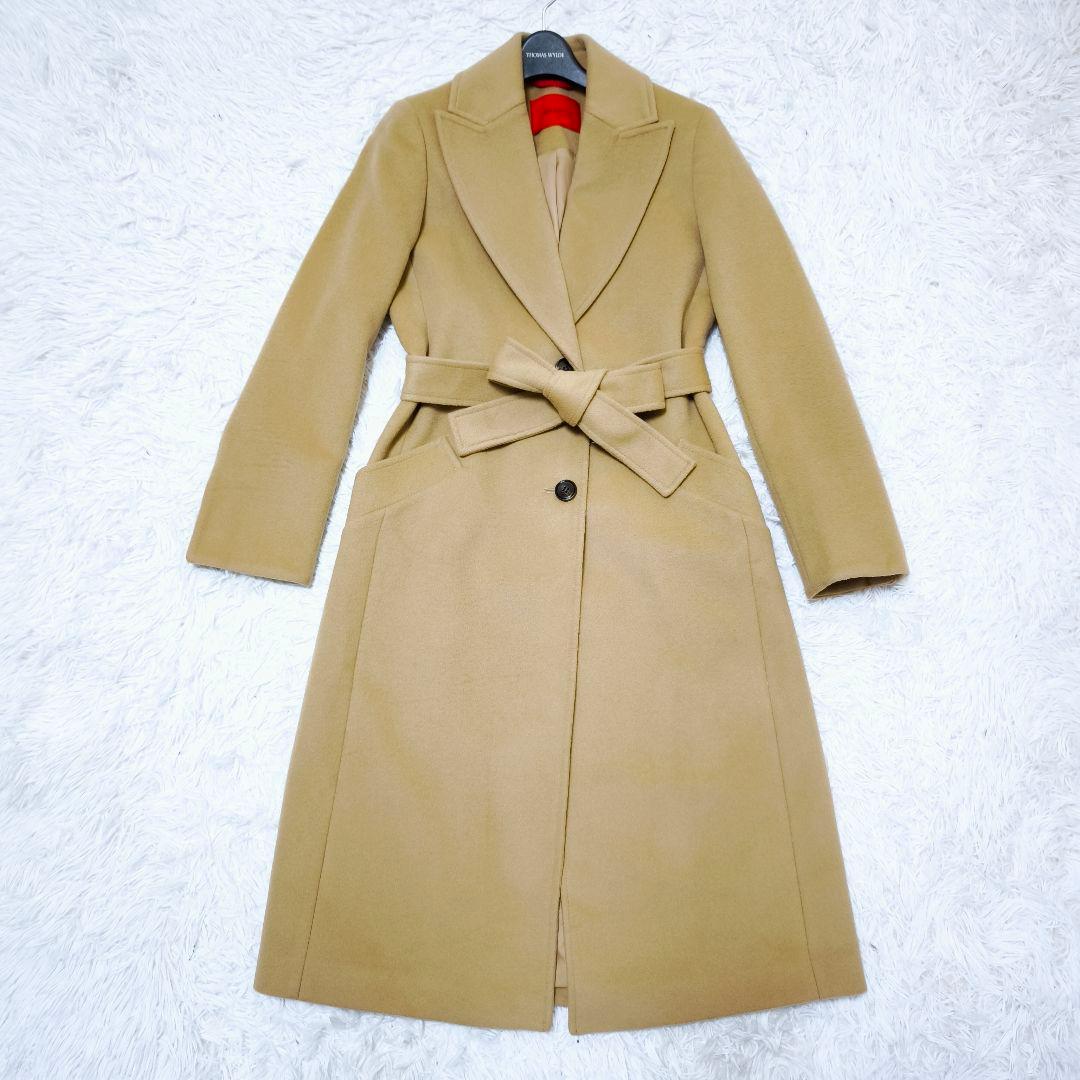 美品 現行モデル MAX&Co. マックスアンドコー ベルテッドロングコート