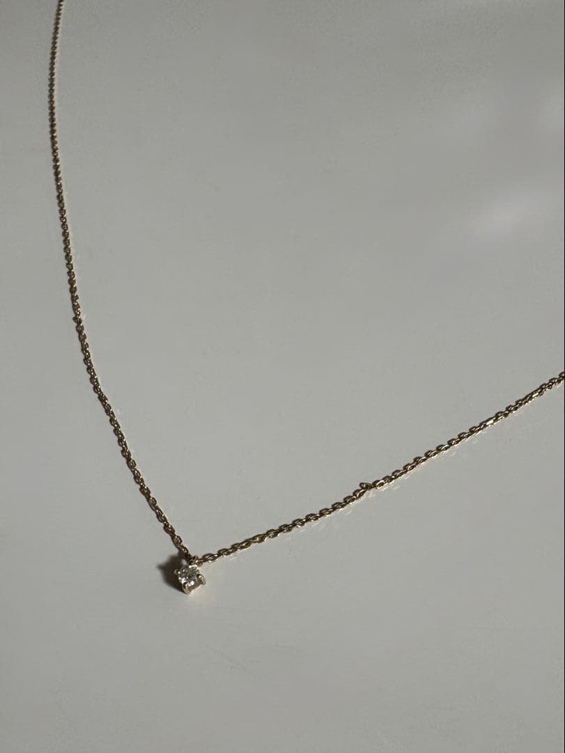 ete K10 ダイヤモンド ネックレス