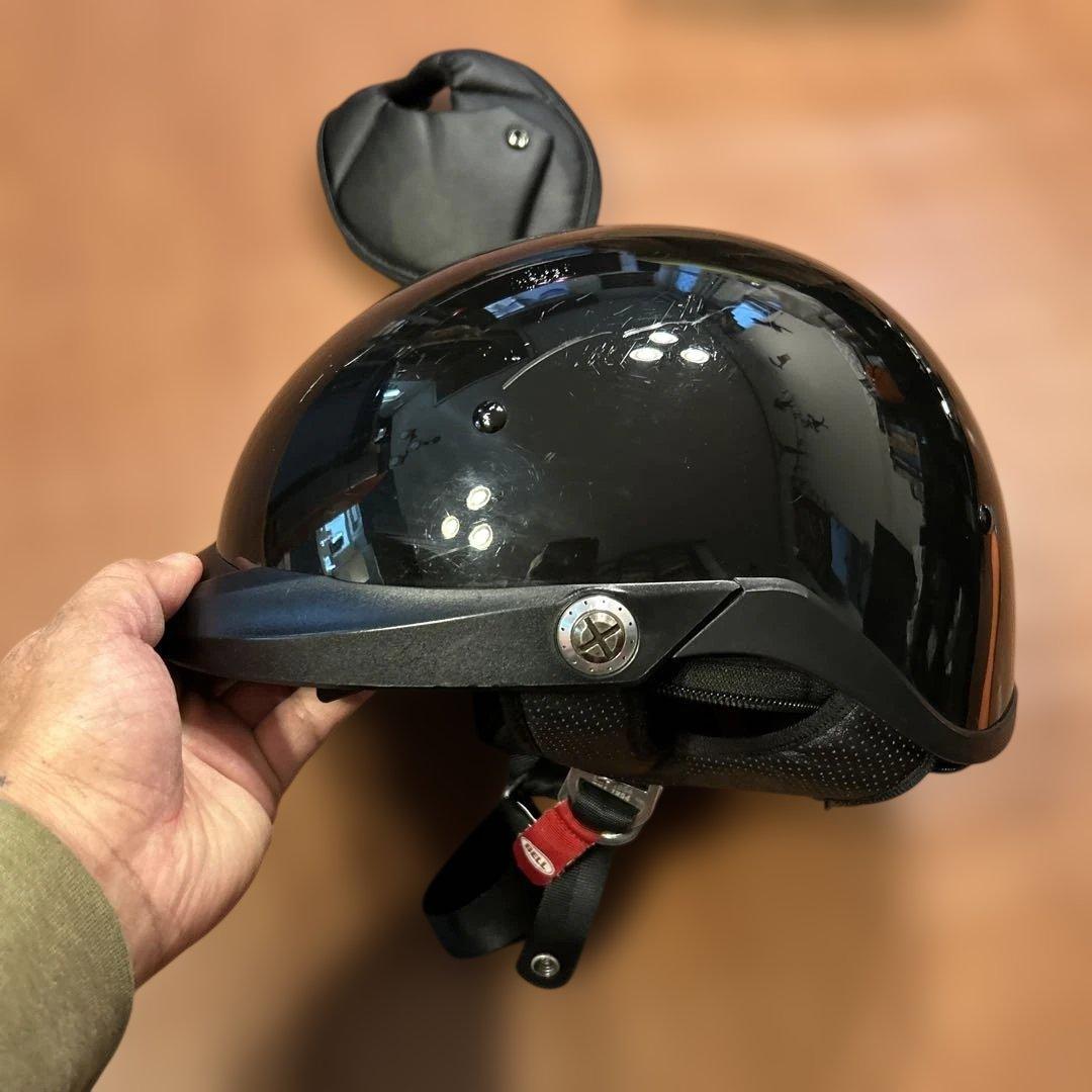 え*ん様 BELL ベル　ハーフヘルメット 黒　レア