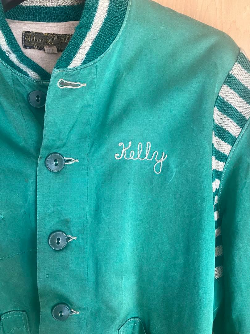 30-40s NELSON KNITTING MILLS サテンスタジャン