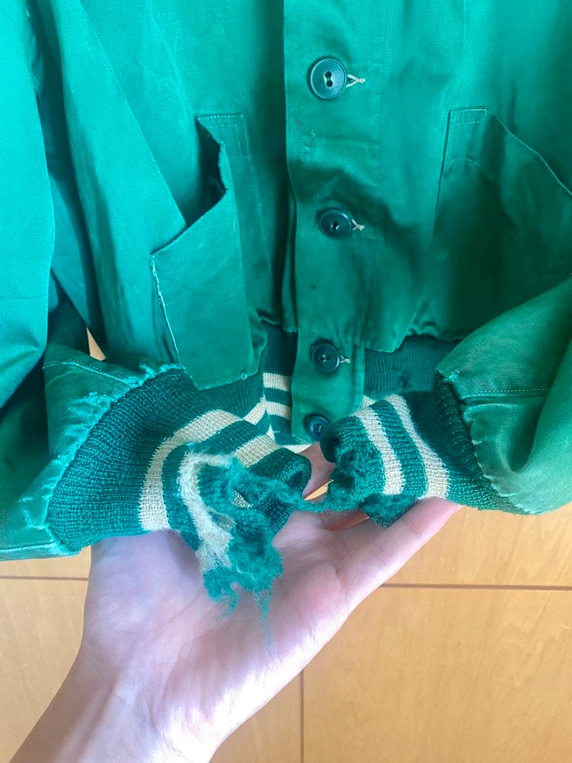 30-40s NELSON KNITTING MILLS サテンスタジャン