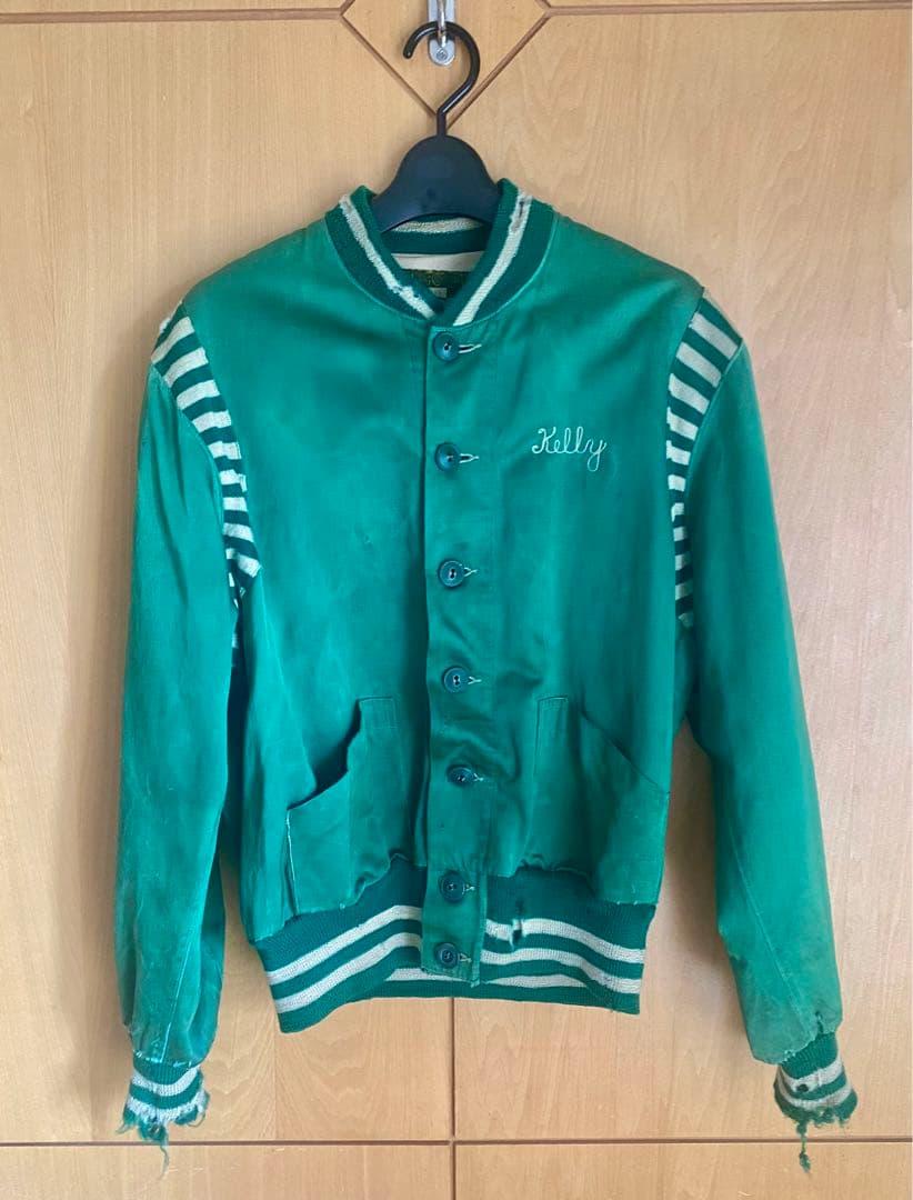 30-40s NELSON KNITTING MILLS サテンスタジャン