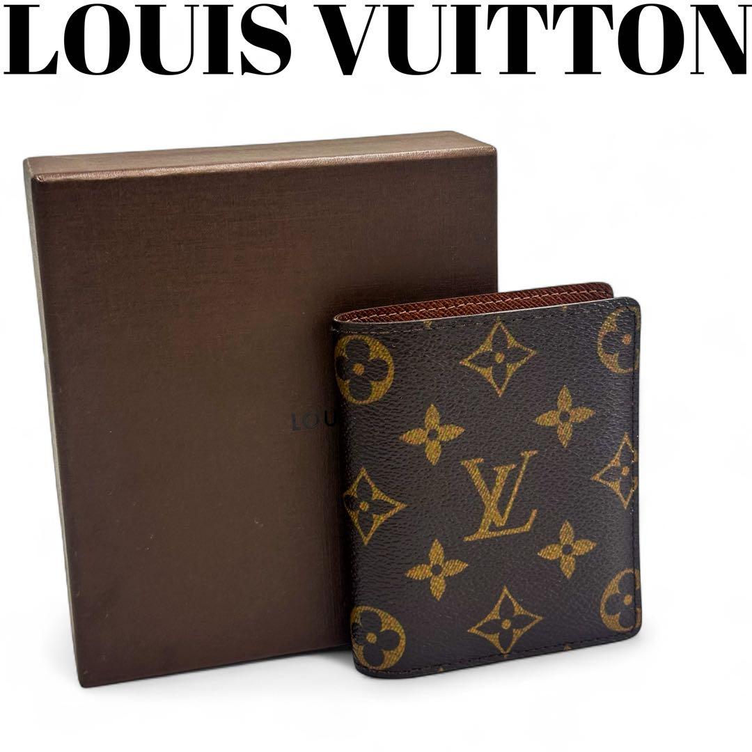 【最上級極美品】箱付 ルイヴィトン 2つ折り財布 モノグラム マジェラン