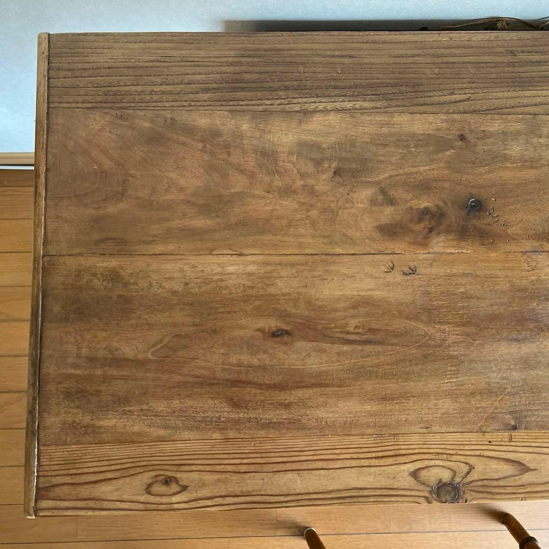 フランスアンティーク　鉄脚テーブル　　　　　ビストロテーブル