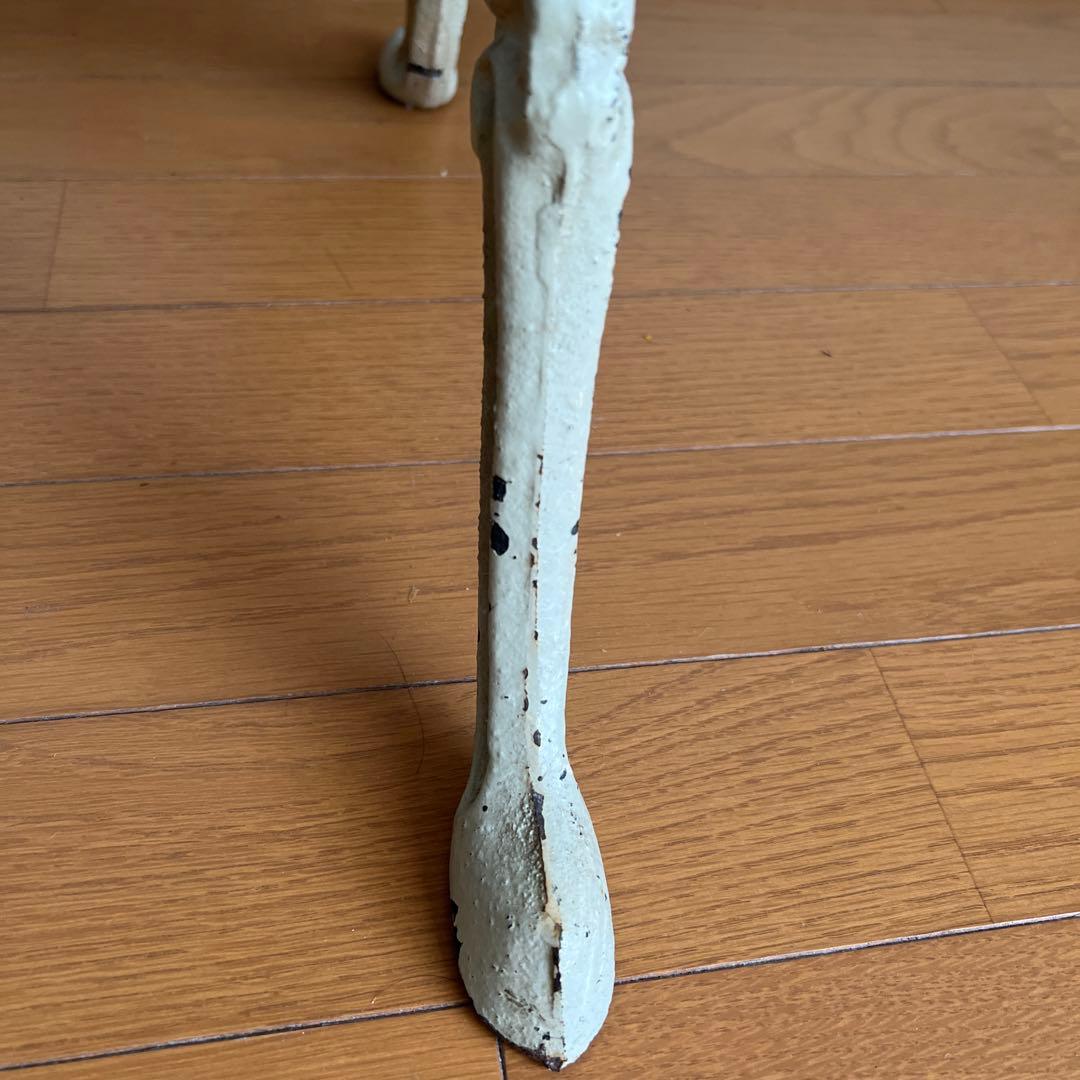 フランスアンティーク　鉄脚テーブル　　　　　ビストロテーブル