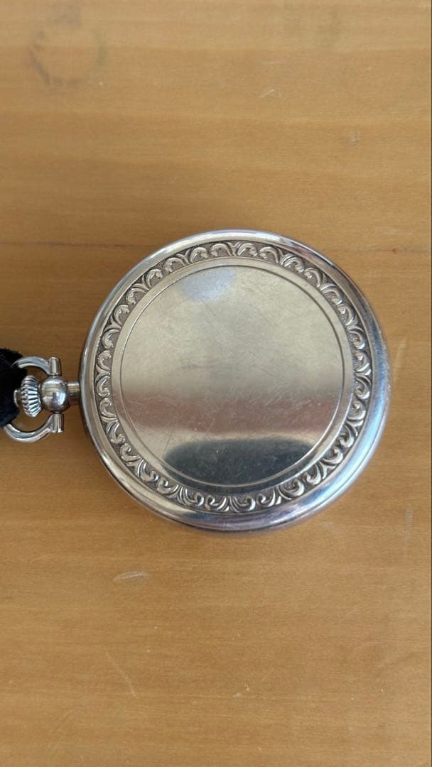 銀座和光懐中時計 WAKO SV925銀無垢手巻き 4S28-003