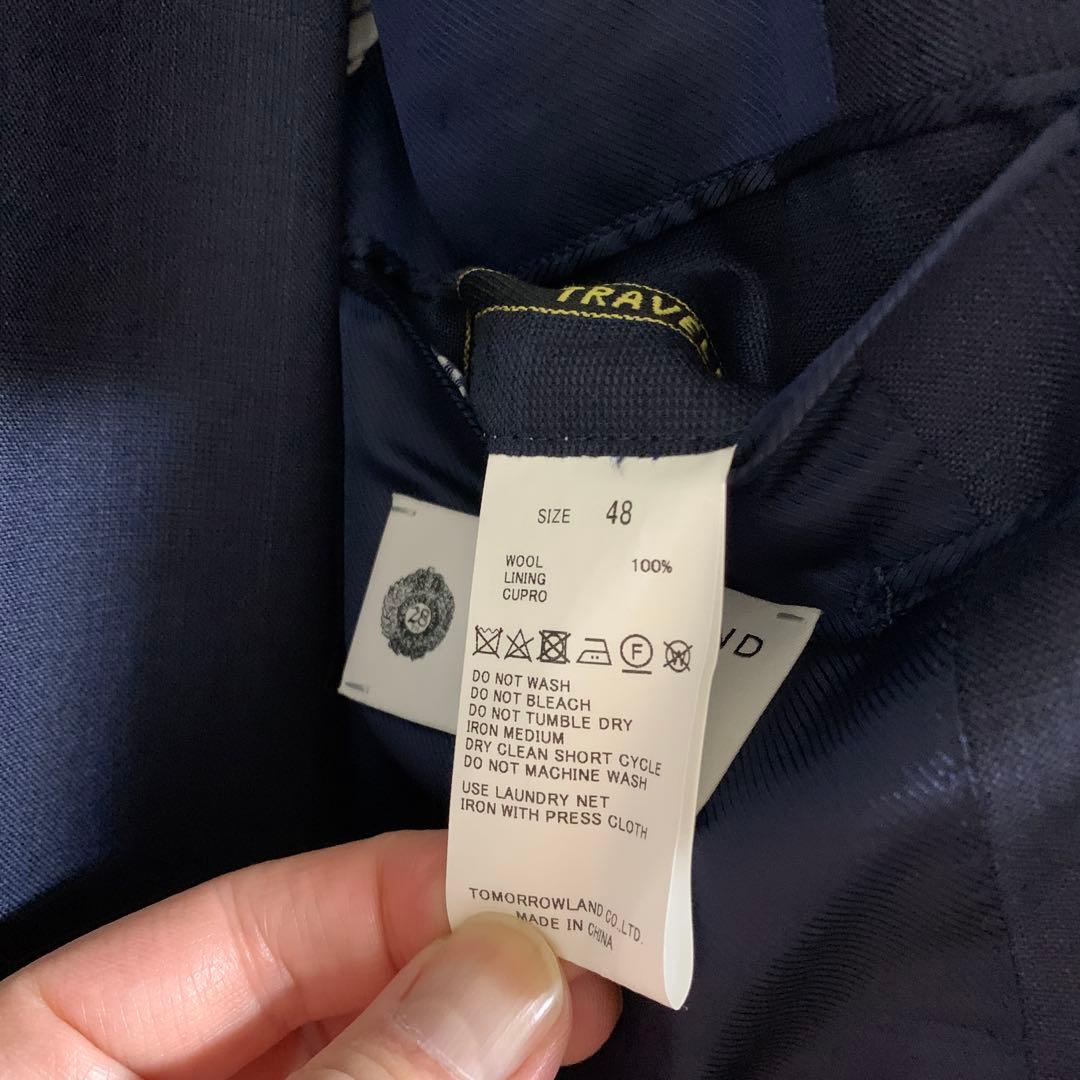 トゥモローランド　ビジネススーツ ネイビー　スリーピース