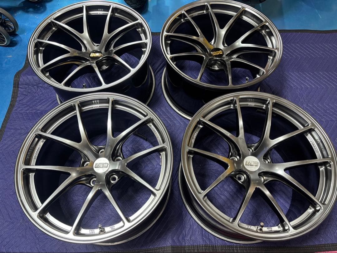 BBS RI-A 18インチ　10.5j +18ダイヤモンドブラック　4本セット