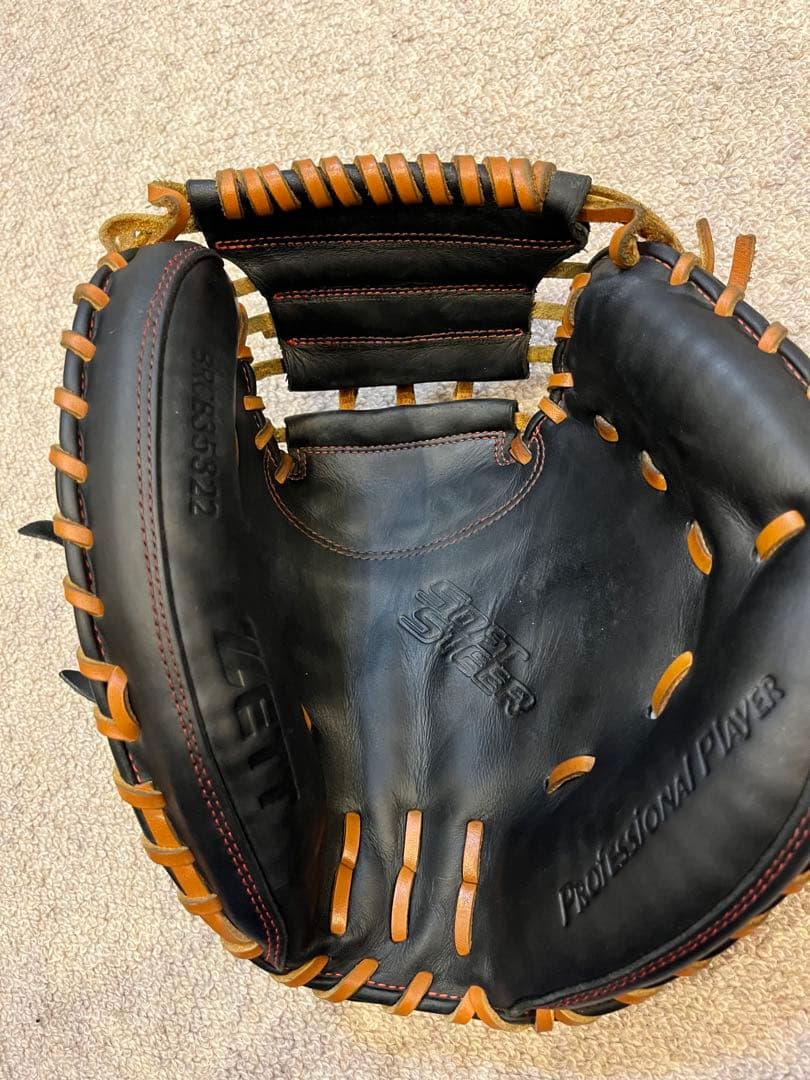 ZETT 捕手用グローブ 黒