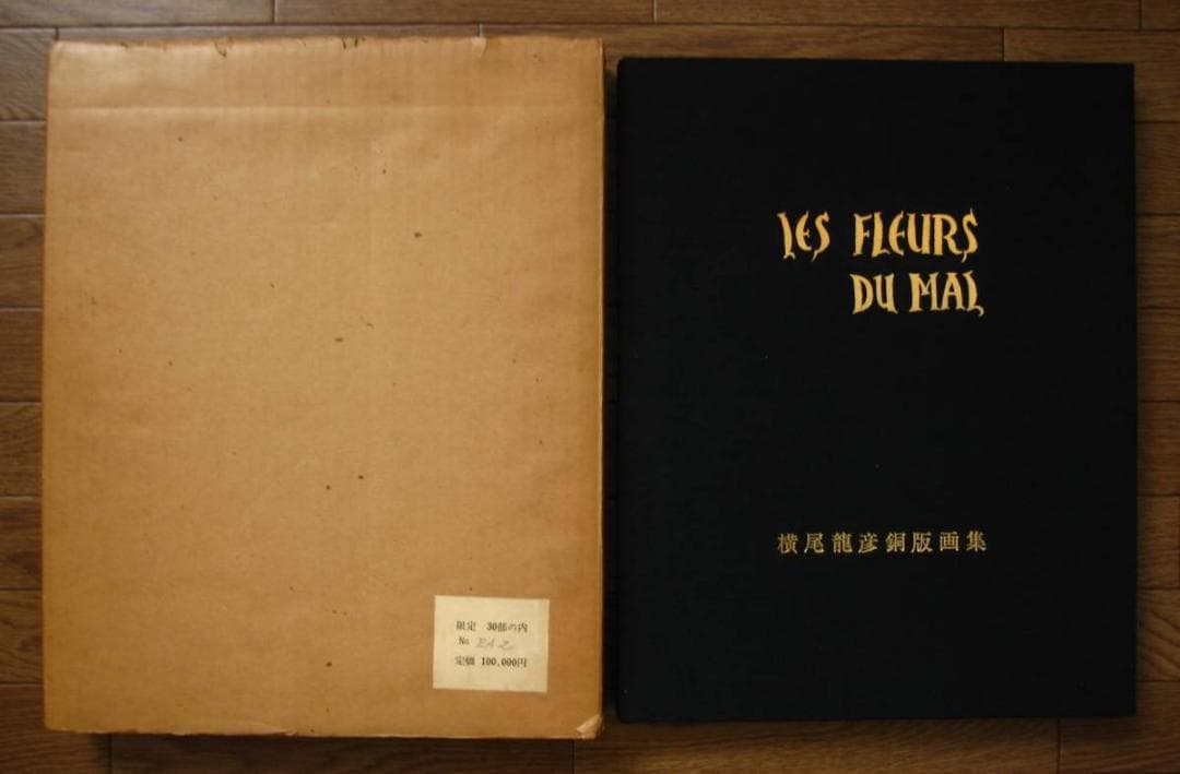 横尾龍彦 銅版画集 悪の華　限定20部　オリジナルエッチング 10葉　E.A.版