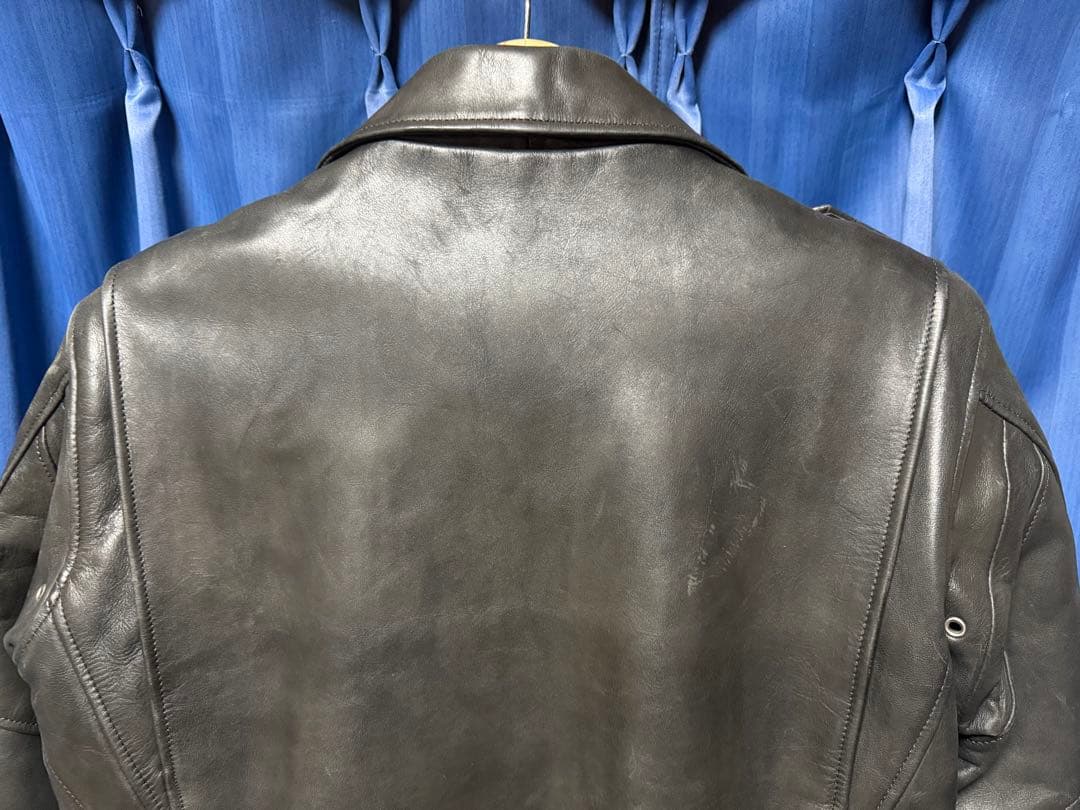 良い友達 BUY3S ハーレー 本革 牛革 ダブルレザージャケット L