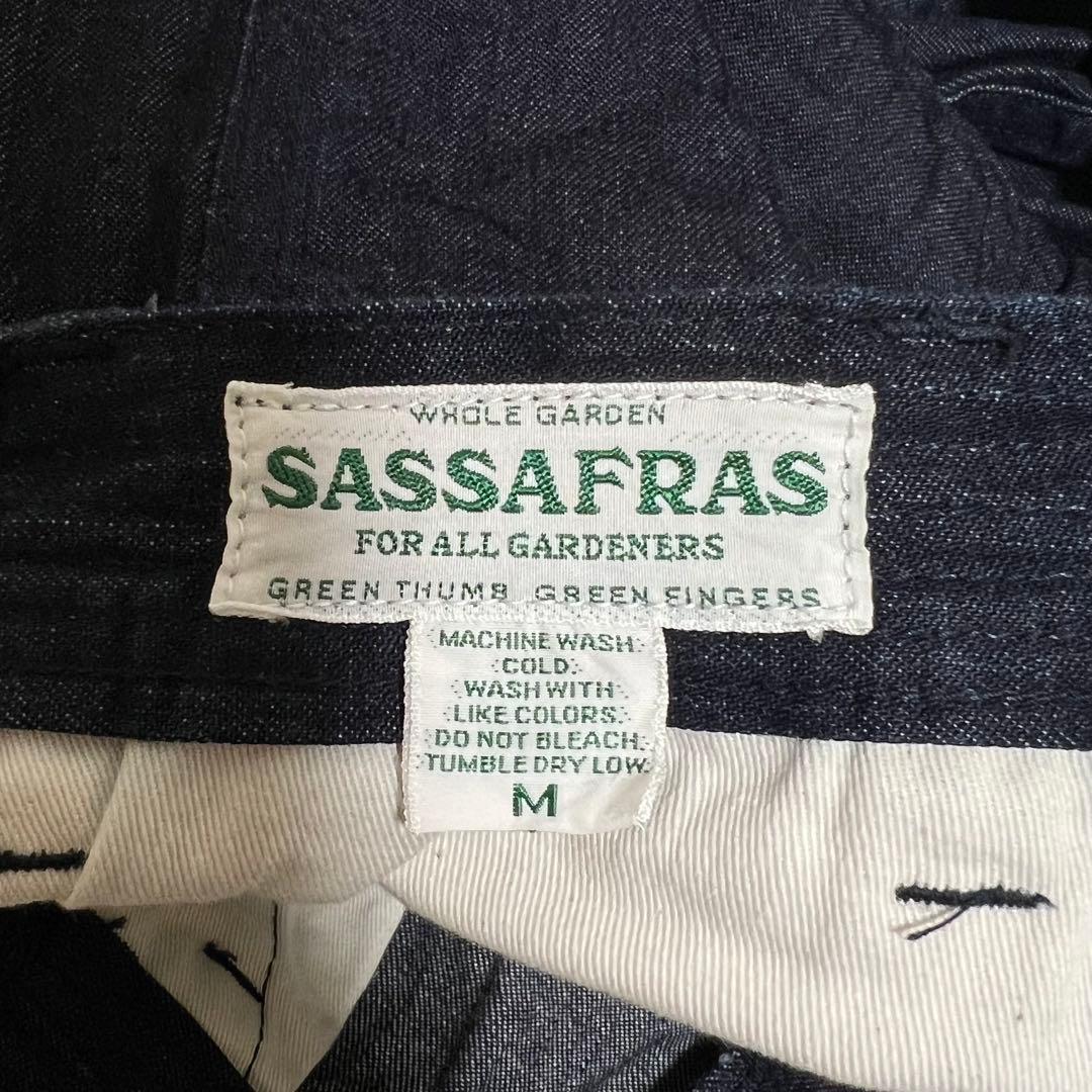 SASSAFRAS ガーデニングアットナイトパンツ 14oz デニム