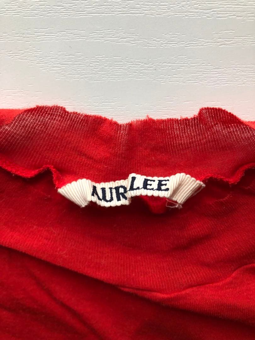 トップス AURALEE Super High Gauge Sheer Rib