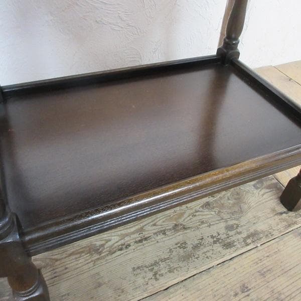 イギリス アンティーク 家具 ホールテーブル コンソール 電話台 6758d