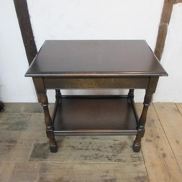 イギリス アンティーク 家具 ホールテーブル コンソール 電話台 6758d