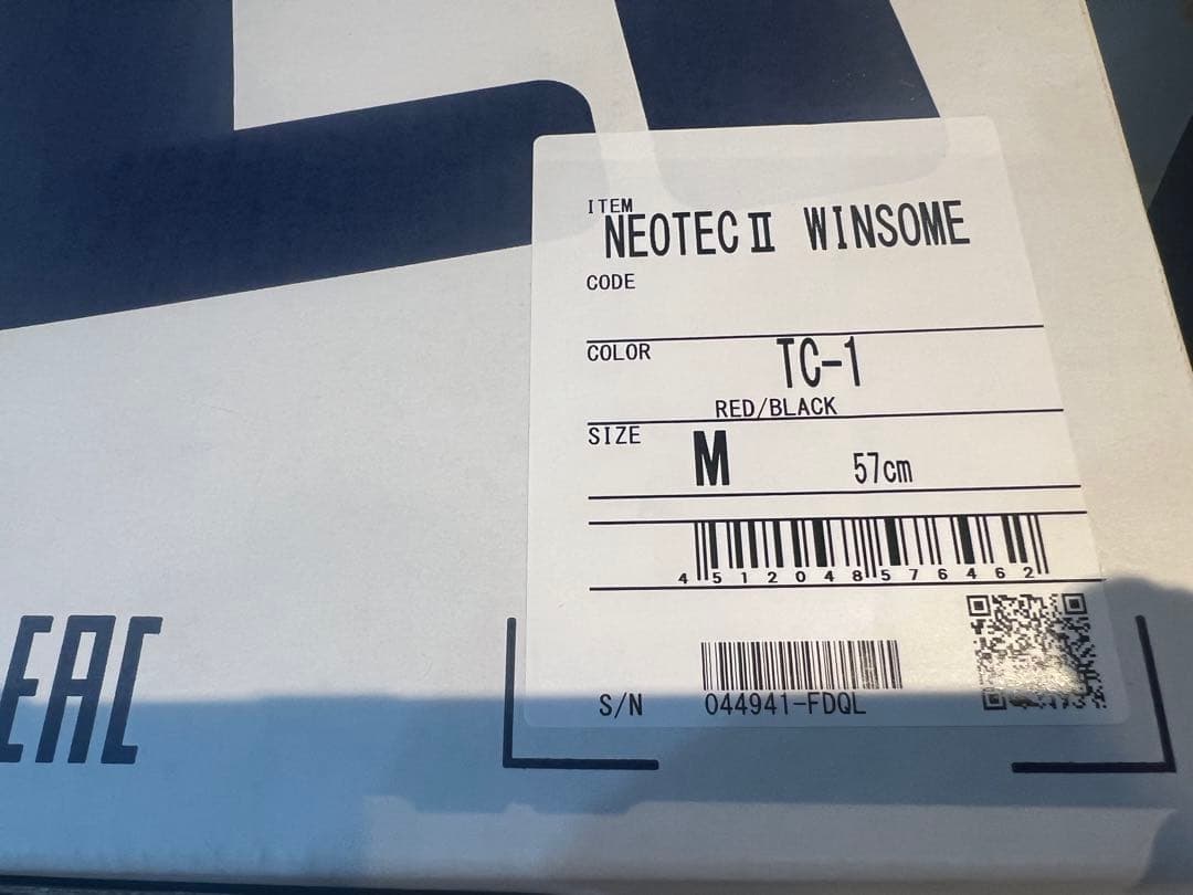 SHOEI NEOTEC 2 ショーエイ　ネオテック2 レッド　Mサイズ