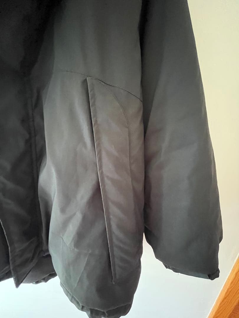 slobe iena ウォッシャブル中綿モンスターパーカー　ブラック　36