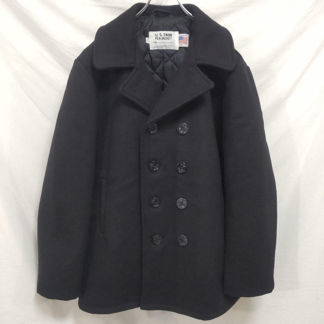 SCHOTT 740N Pコート 44 キルティング 10ボタン USA製