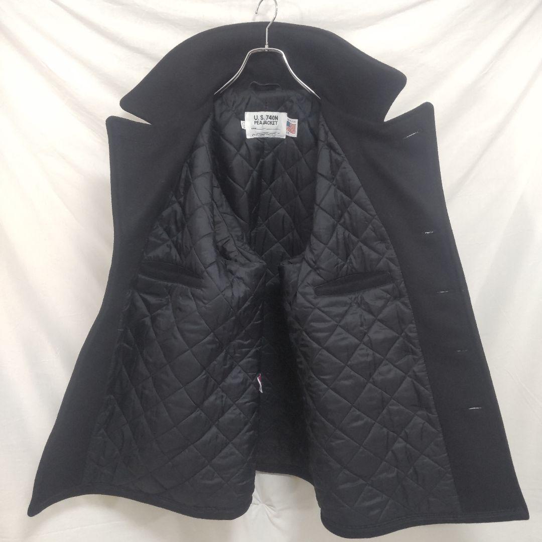 SCHOTT 740N Pコート 44 キルティング 10ボタン USA製