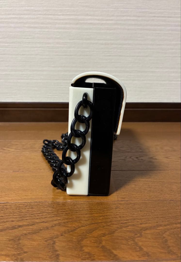 フ*り様 CHANELシャネル ココマーク プラスチック チェーンショルダーバッ