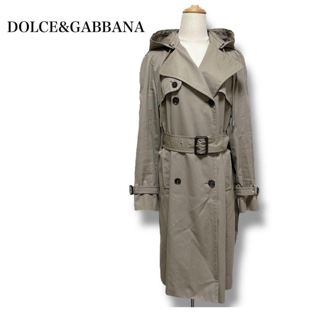 DOLCE&GABBANA ドルチェ&ガッバーナ トレンチコート38 ベージュ