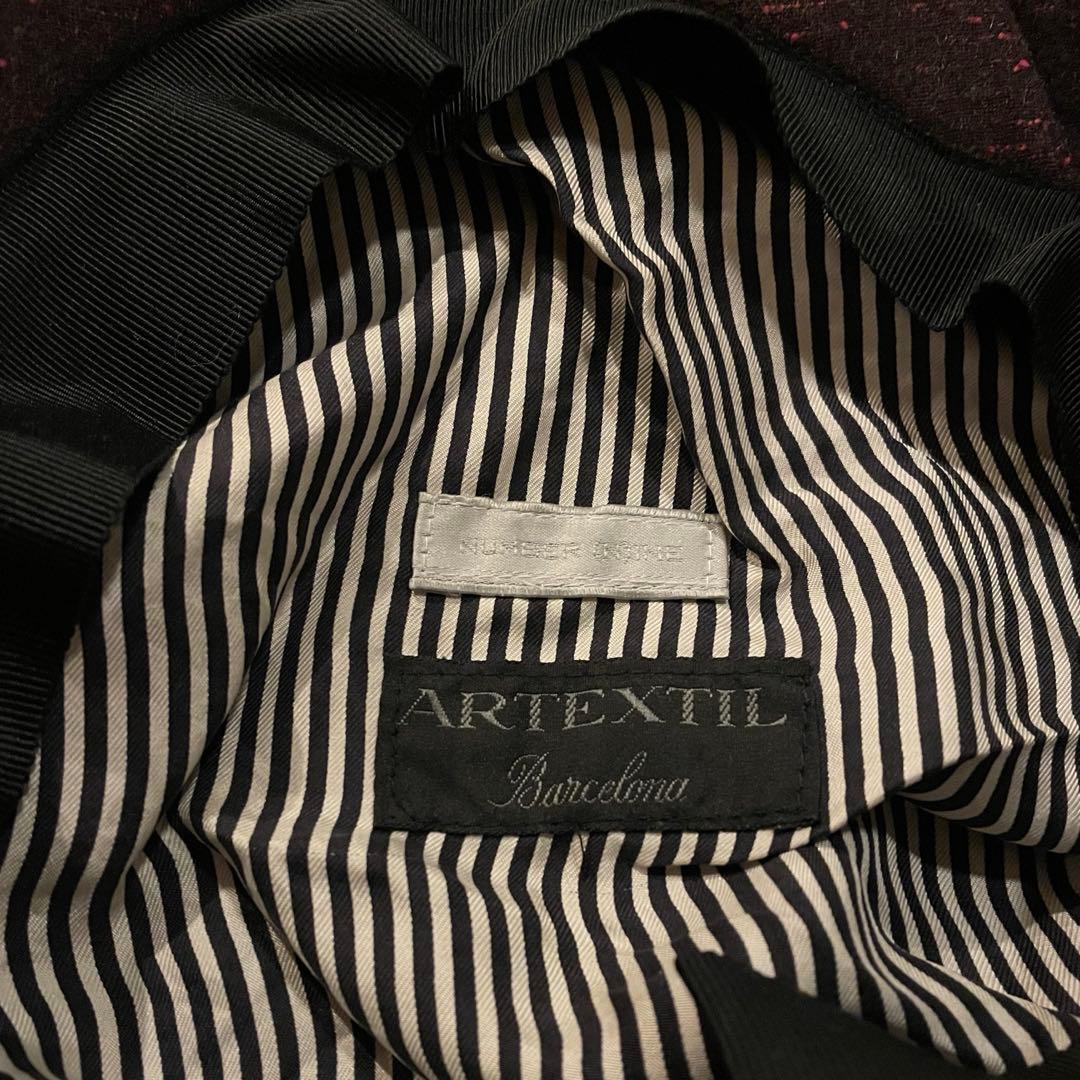 ナンバーナイン スタンダード期 キャスケット キャップ 帽子 シルク