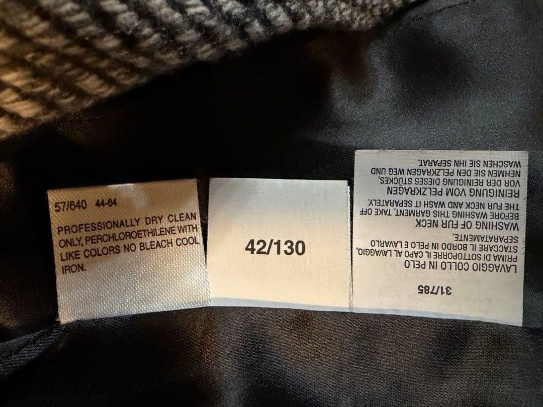 MAX&Co. イタリア製　ウールコート　ラビットファー　着一回　極美品　44