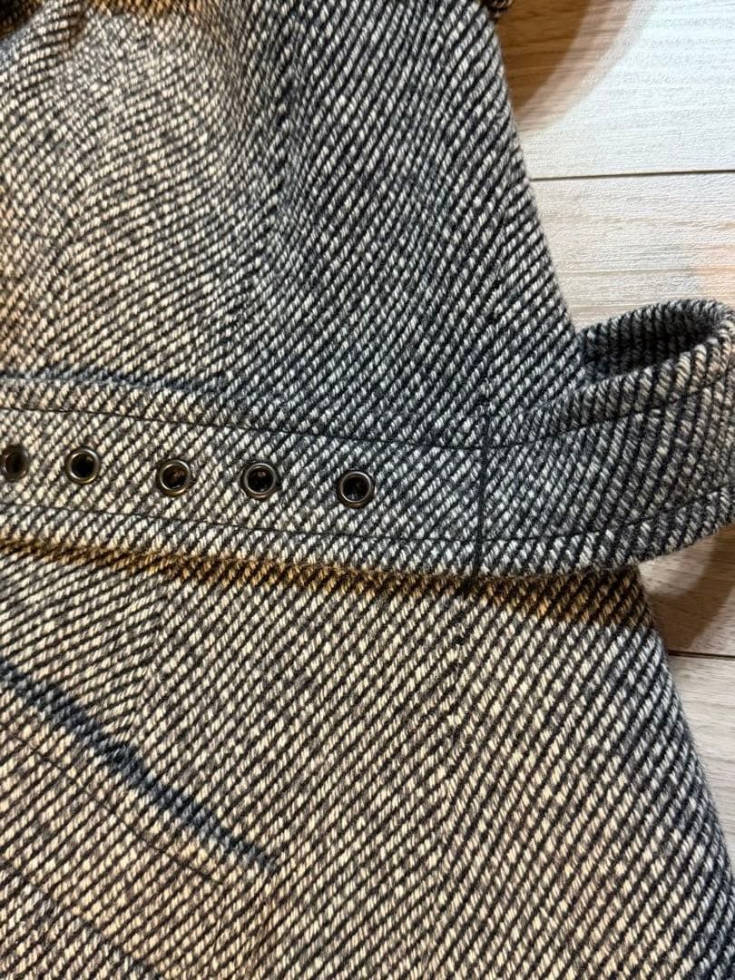 MAX&Co. イタリア製　ウールコート　ラビットファー　着一回　極美品　44