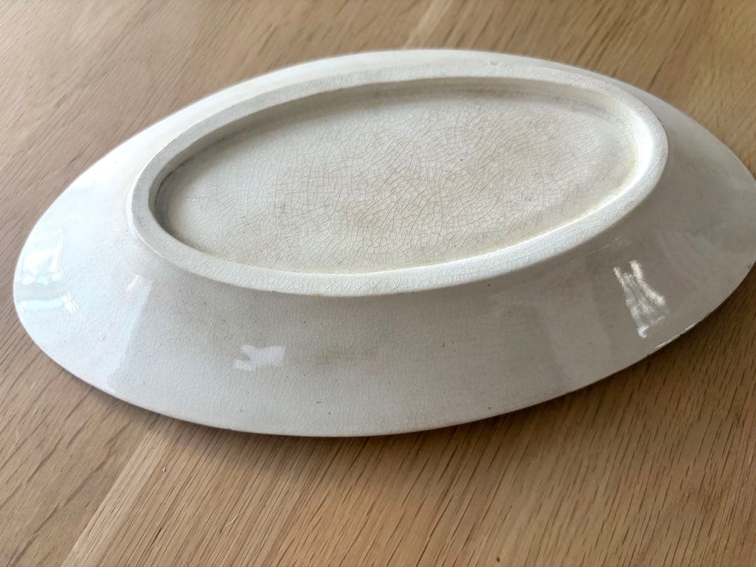 フランスアンティーク ラヴィエ ショワジールロワ窯 プレート FLOREAL