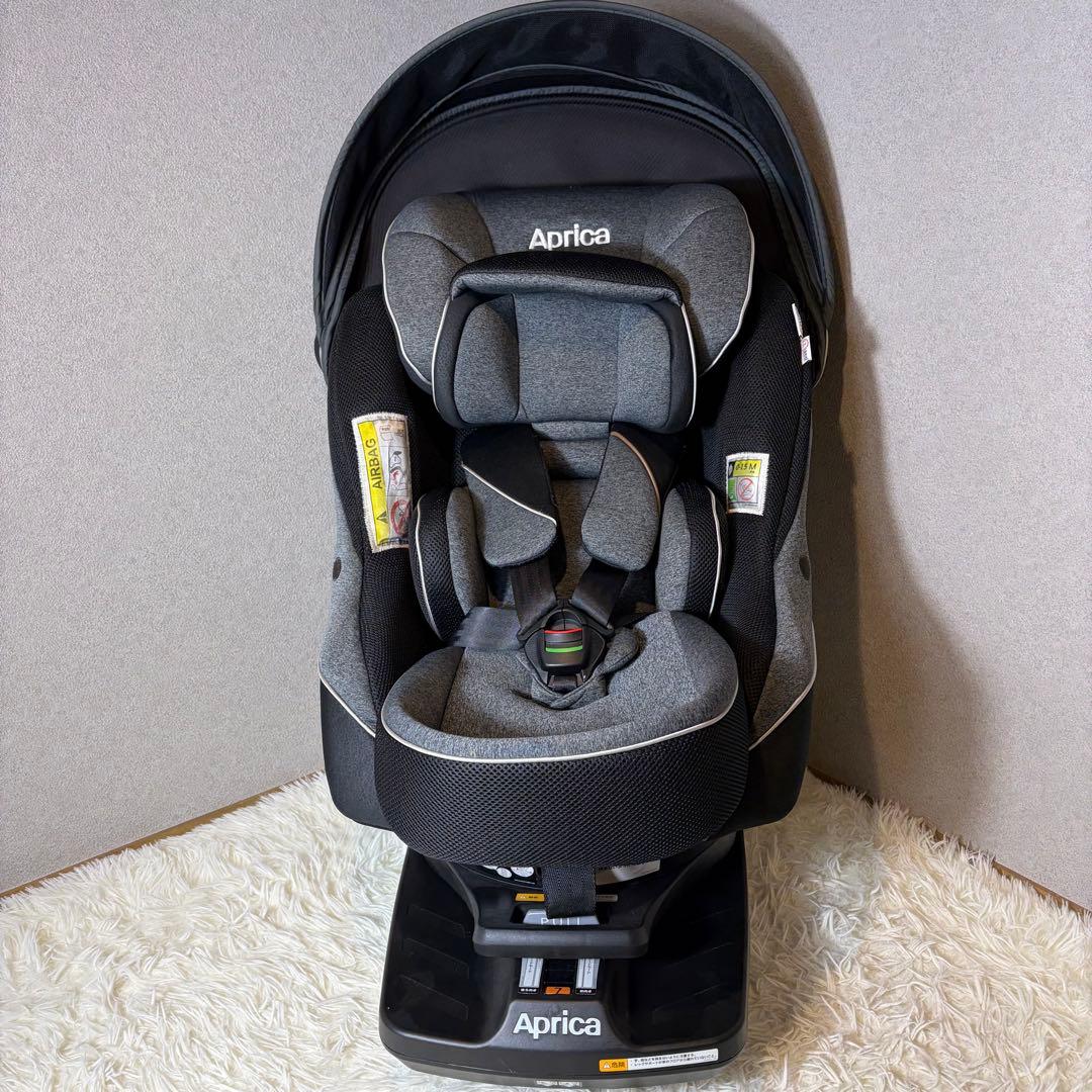 【美品】Aprica クルリラ プラス 360° セーフティAB ブラック