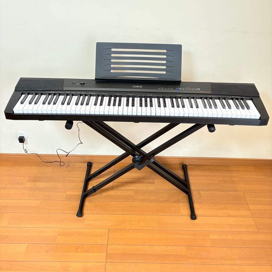 【peqqpe 様用】TORTE 88鍵盤電子ピアノTDP-88 スタンド・椅子