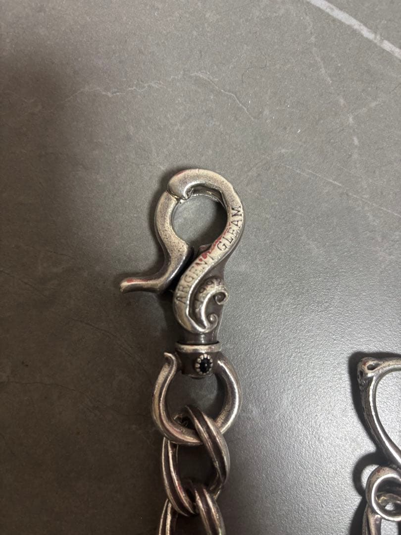 argent gleam ウォレットチェーン